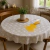 Toalha De Mesa Redonda 4 Lugares 1,40m Plástico PVC Renda Impermeável - ShopCasaLinda