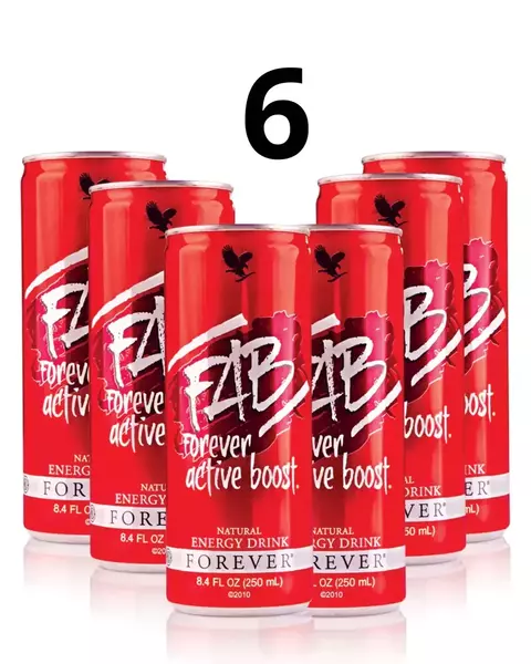 Energético FAB - Forever Active Booster c/ 6 unidades de 269 ml