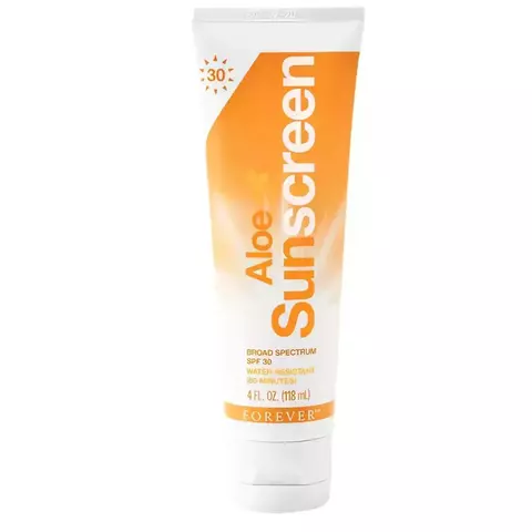 Aloe Sunscreen - Protetor Solar FPS 30 com Aloe Vera 118g - Rende muuuuuuito.