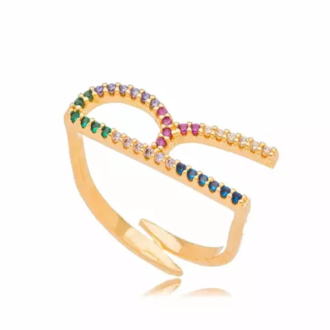 Anel Letra R Colorido