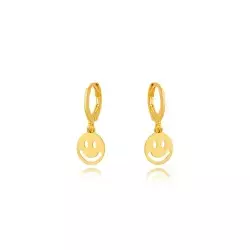 Brinco Semijoia Argola Smile Liso