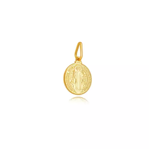 Pingente Masculino Semijoia São Bento Liso