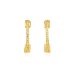 Brinco Semijoia Zircônia