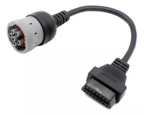 Cabo Adaptador OBD2 para Cummins 6 Pinos (Linha Pesada) - comprar online