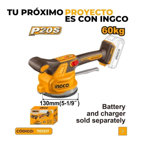 VIBRADOR DE CERAMICO 60KG (SIN BATERIA NI CARGADOR)