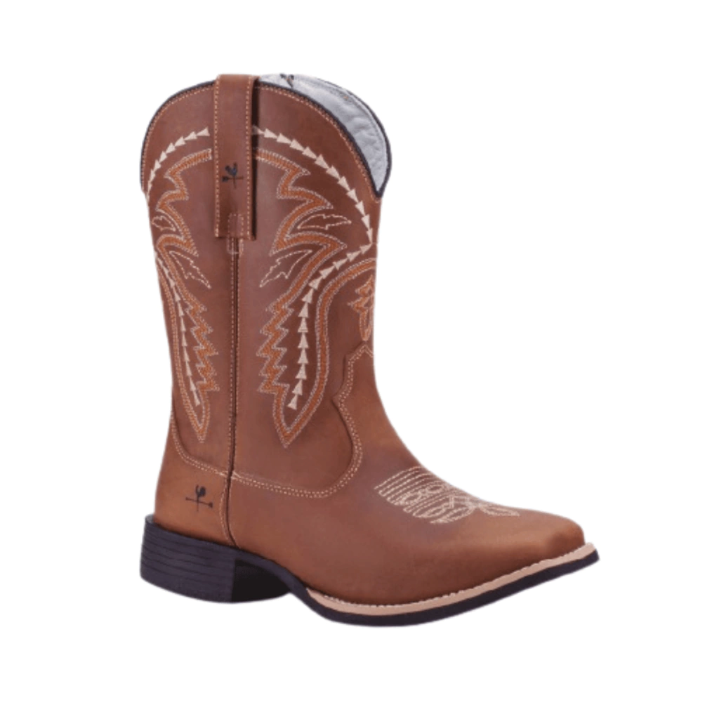 BOTA TEXANA MASCULINA FÓSSIL CARAMELO