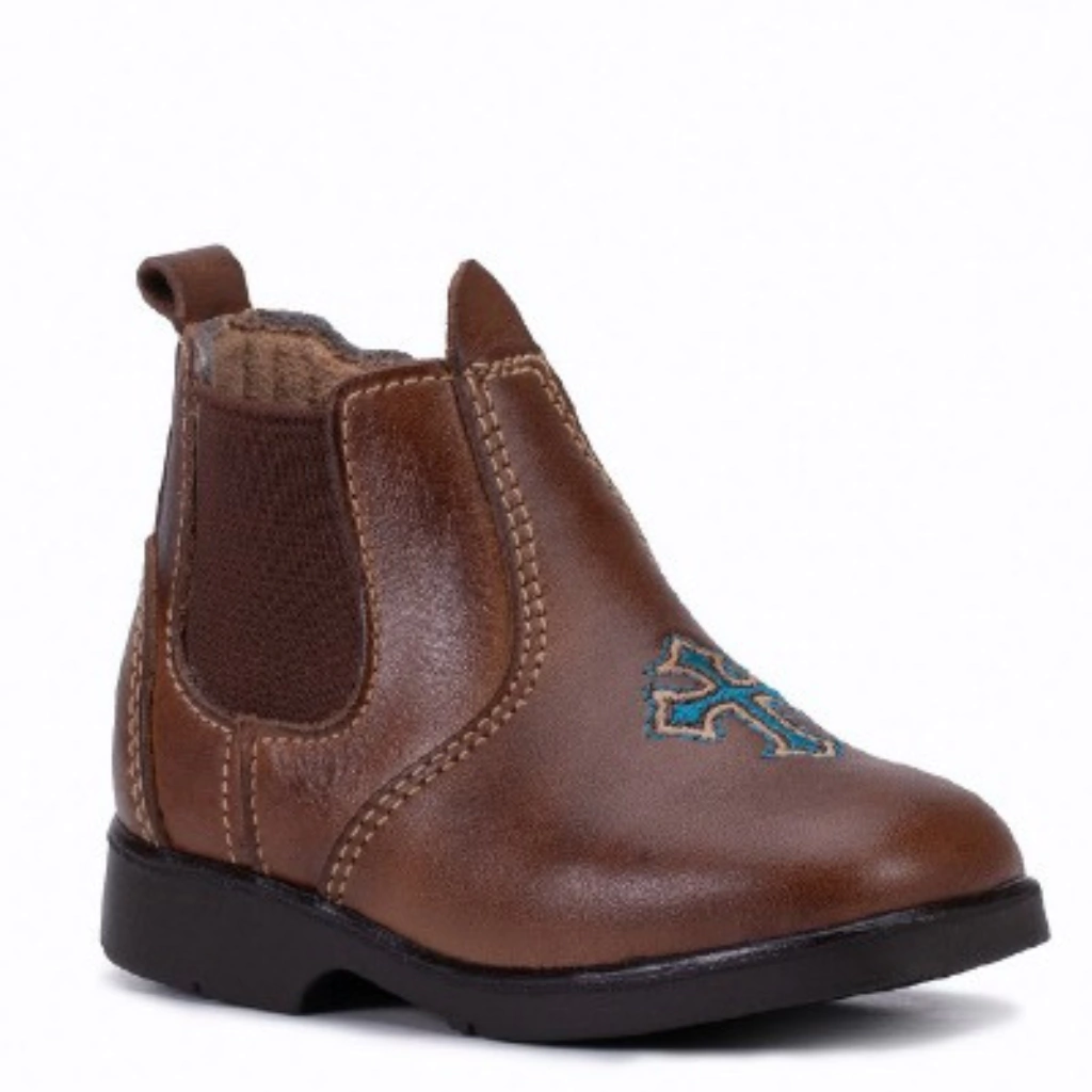 BOTINA INFANTIL LATEGO CASTANHO MASCULINO