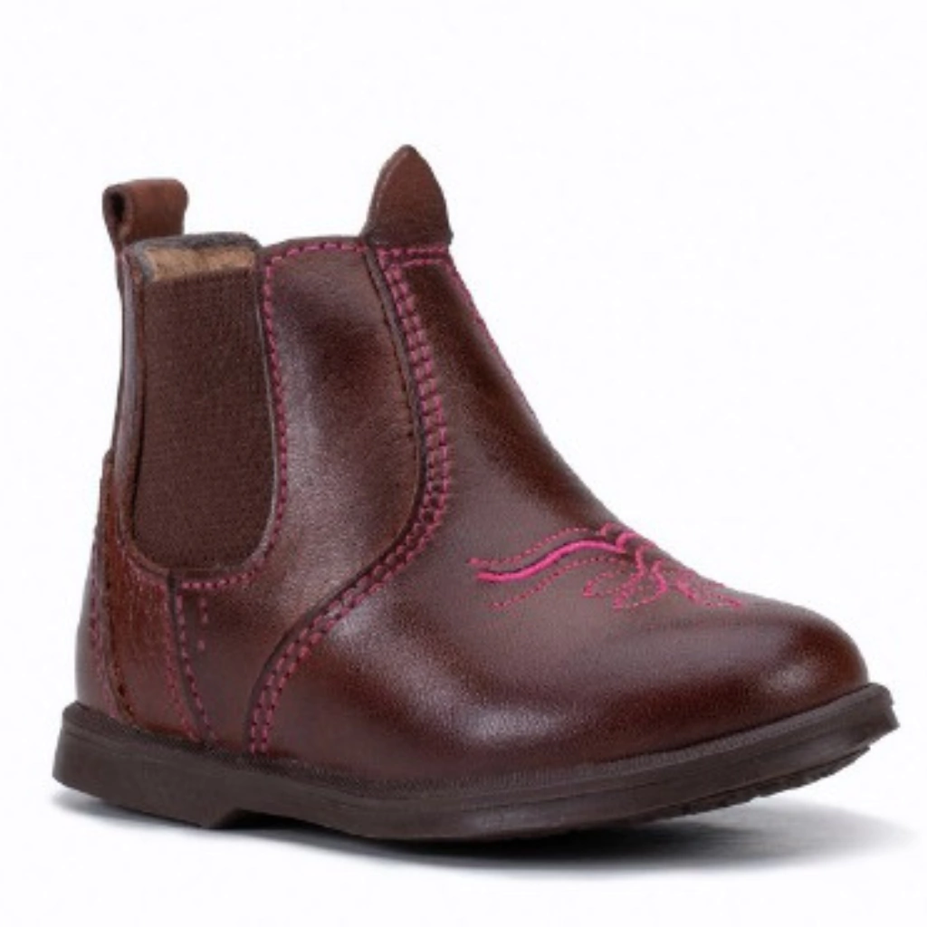 BOTINA INFANTIL LATEGO PINHÃO FEMININA