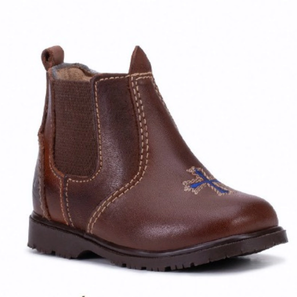 BOTINA INFANTIL LATEGO PINHÃO MASCULINA