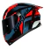 CAPACETE NORISK FLOW PULSE VERMELHO/AZUL