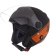 CAPACETE PROTORK NEW ATOMIC SKULL LARANJA FOSCO na internet