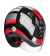 CAPACETE BIEFFE ALLEGRO REVERSE PRETO/VERMELHO - comprar online