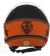 CAPACETE PROTORK NEW ATOMIC SKULL LARANJA FOSCO - comprar online