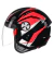 CAPACETE FLY JET FREEDOM PRETO/VERMELHO