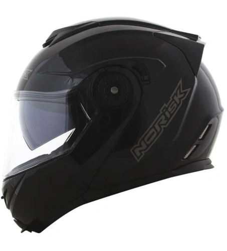 CAPACETE NORISK STRADA II MONOCOLOR PRETO FOSCO