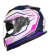 CAPACETE NORISK FF302 FACTOR BRANCO/ROSA