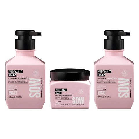 Kit SOW Vibrant Shampoo + Acondicionador + Máscara 250 ml - comprar online