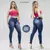 Calça jeans Lança Perfume — Skinny Cintura Alta Azul Médio (logo “EASY” no bolso)