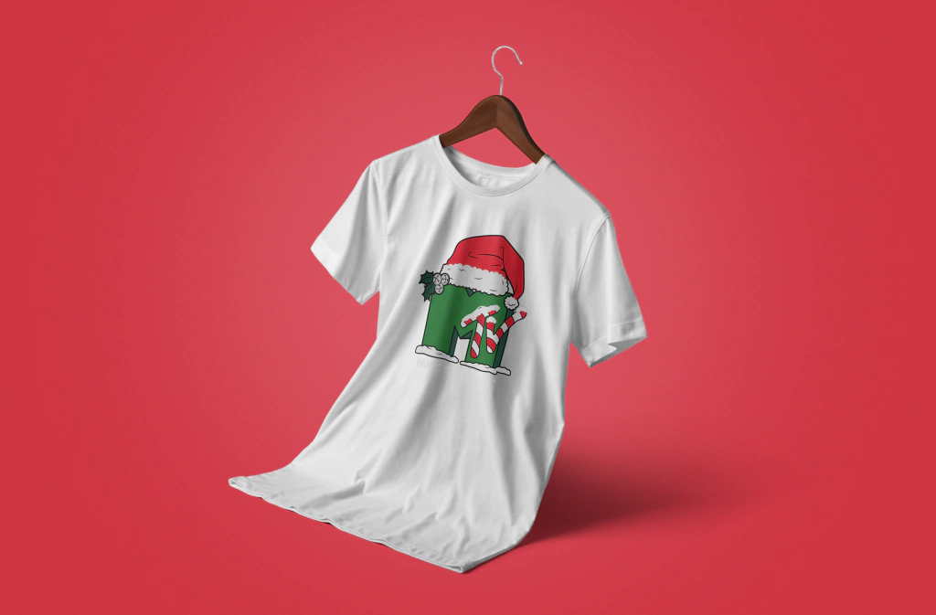 Dear Santa I Want My MTV Logo T- Shirt