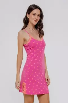 Camisola de Alça Feminina com Estampa de Estrelas - comprar online