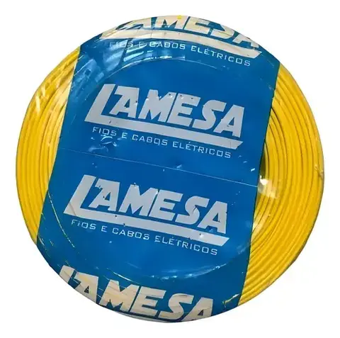 CABO FLEX 4MM BWF 450/750V AMARELO - ROLO COM 100 METROS - LAMESA