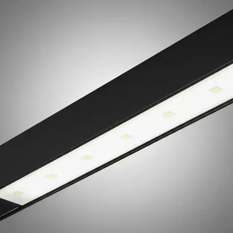 MODULO LED DIFUSOR PARA TRILHO DULI 34CM 20W 3000K PRETO - NORDECOR