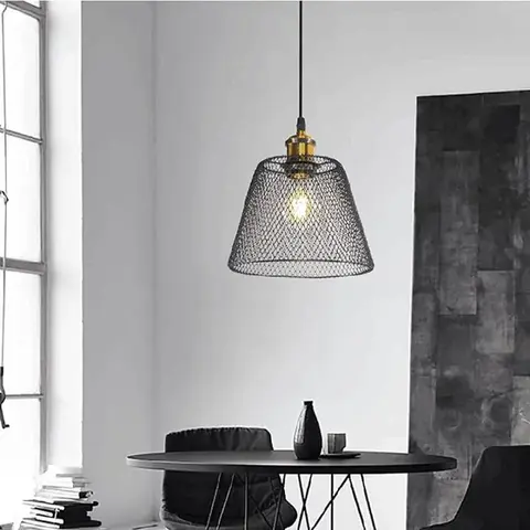 PENDENTE ELIS E27 PRETO - NORDECOR