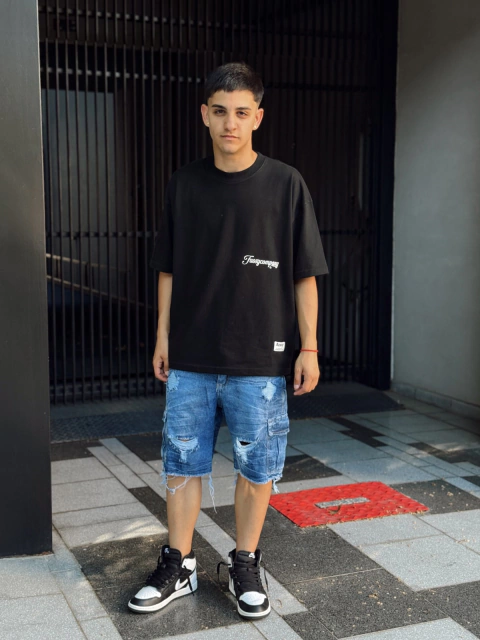 BERMUDA CARGO AZUL NEVADO VATIK - comprar online