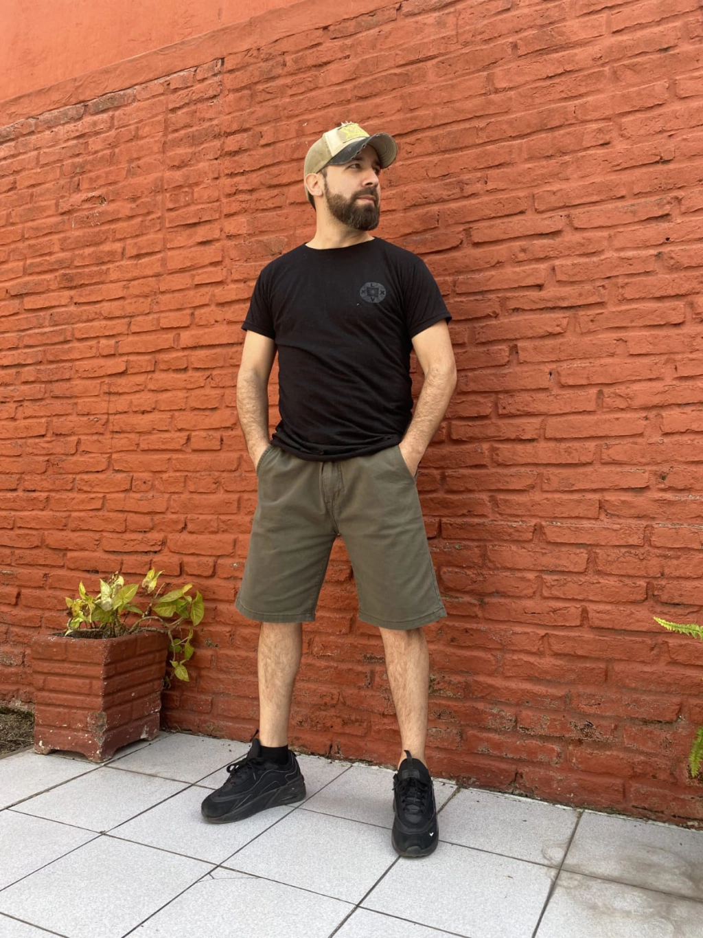 BERMUDA GABARDINA VERDE