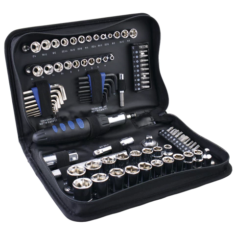 Juego Herramientas Autocle Llave Matraca Estuche 83 Piezas