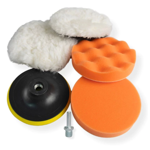 Kit Borlas Para Pulir Para Taladro Almohadilla Esponja 6 Pzs - comprar en línea