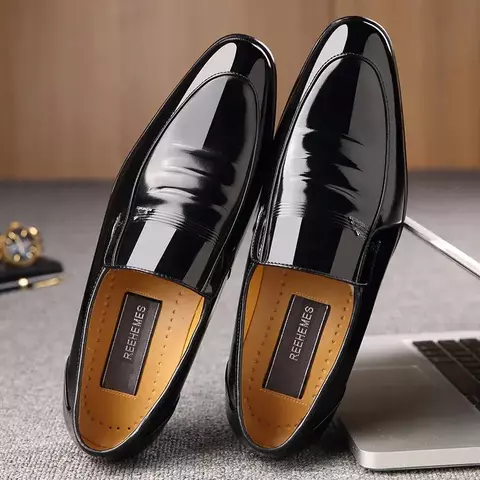 FH Sapato Masculino Business Casual em Couro Legítimo — Estilo, Conforto e Profissionalismo