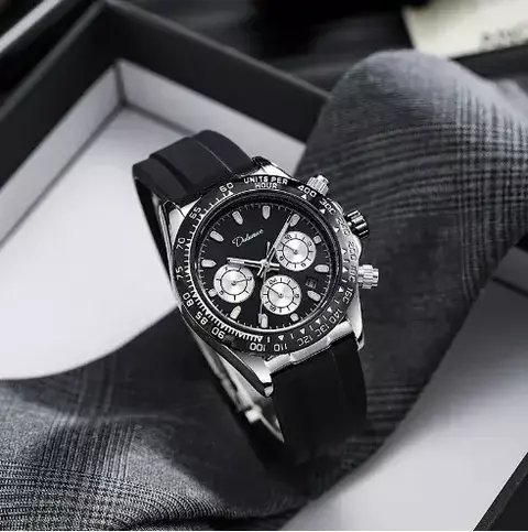 FH Relógio Mecânico Automático Masculino – Modelo 6035