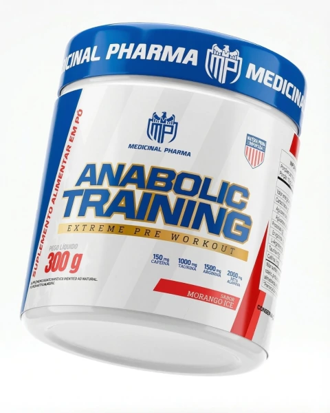 PRÉ TREINO ANABOLIC TRAINING 300G - MORANGO ICE
