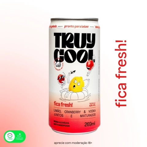 fica fresh! – sabor limão, cranberry & Vodka - comprar online