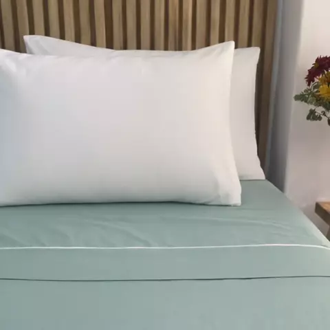 Pack X 2 Funda De Almohada 100% Algodón 50x85cm - Blanco