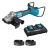 Esmerilhadeira 230mm 36v Makita Dga901rtj 2bat 18v 5ah Carrega Azul-turquesa