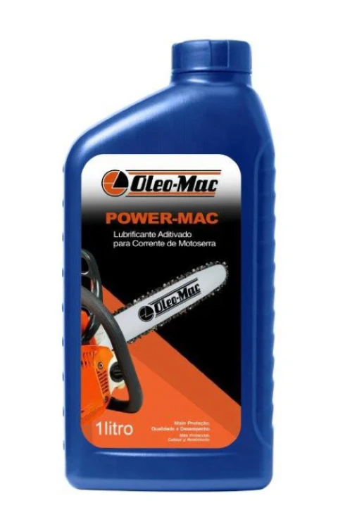 Oleo para Corrente Motosserra/Eletrosserra 1 Litro Power-Mac Oleo-Mac