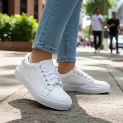 Tenis Feminino Casual Macio Leve Confortável para Trabalho Escola e Lazer