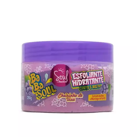 Esfoliante Hidratante Corpo e Rosto Babasoul Soul Cosméticos 250g