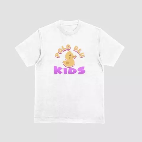 Camiseta Infantil Unissex Polo Blu Kids Malha Algodão do 02 ao GG