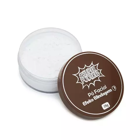 Pó Facial Efeito Blindagem Fixador Maquiagem Super Poderes