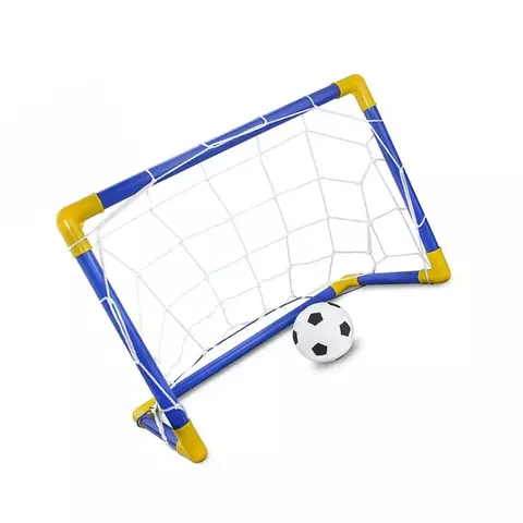 Conjunto de Futebol Infantil com Gol Dobrável e Mini Bola – Brinquedo de Alta Resistência para Crianças, Uso Interno e Externo