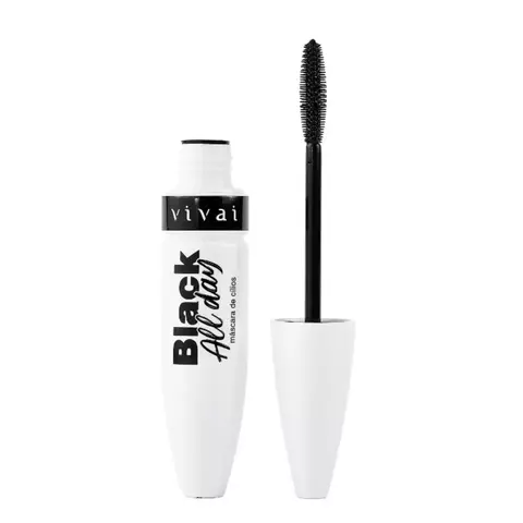 Máscara para Cílios Black All Day Volume e Definição Vivai