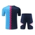 Kit Treino adulto - Camisa e Shorts - Arsenal Adidas 23/24 - Azul com detalhes em rosa e branco - comprar online