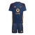 Kit Infantil Roma III 24/25 - Adidas - Azul com detalhes em vermelho e amarelo
