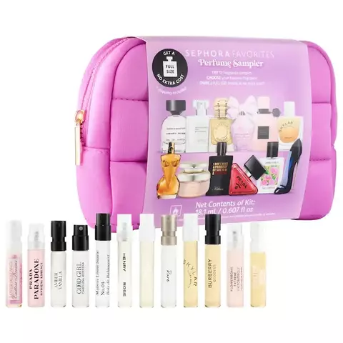 Sephora Favorites Perfume Sampler Set with Floral & Vanilla Perfumes