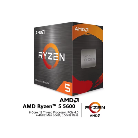 Processador Ryzen 5 5600 3.5GHz | 6 Núcleos, 12 Threads p/ PC Gamer - comprar online