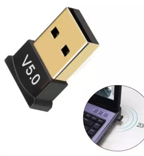 Receptor Bluetooth 5.0 USB sem fio para PCs