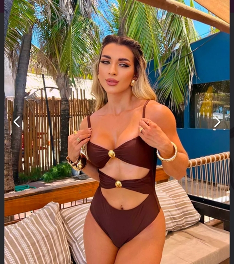 MAIÔ FEMININO LINDA MOÇA EXCLUSIVE CARIBE MARROM